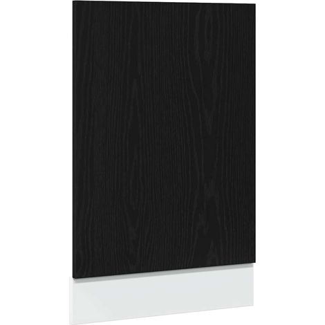 Maison Exclusive - Pannello Lavastoviglie “Lyon” Rovere Nero 45x1,5x67 cm