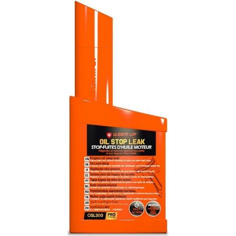 WARM UP OIL STOP LEAK anti-fuite moteur, boite, direction et A.T.F (1/2)