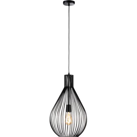 Suspension intérieure métal filaire noire - Fischer & Honsel - Benett (1/3)