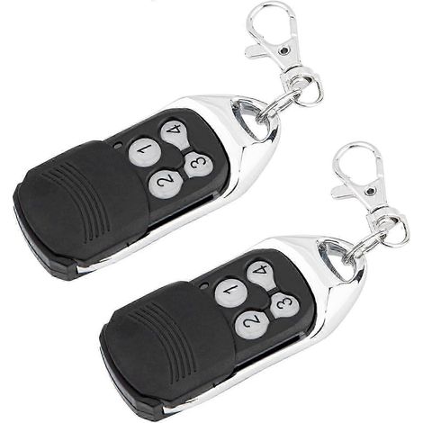 Télécommande à code tournant compatible avec Normstahl Crawford EA433 2KS, EA433 4KS, RCU 433-2, RCU 433-4, N002800, T433-4 EA433 2KM Micro 433.92 (1/4)