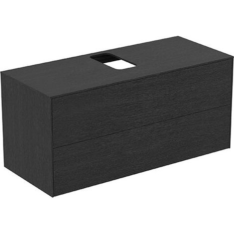 IDEAL STANDARD T3944Y4 Meuble bas WT Conca, 2 tiroirs (1/2)