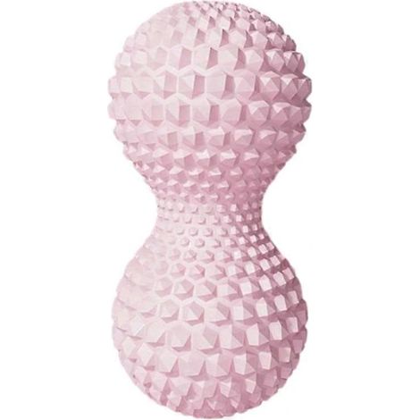 balle de massage en forme de cacahuète, balle de yoga pour l'aponévrose plantaire, balle de fitness, balle de relaxation musculaire profonde, plateau de jeu pour balle de santé, objet de jeu rose (1/5)