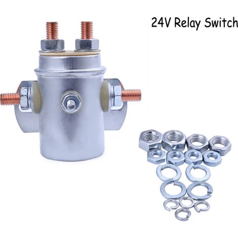 Relais solénoïde de treuil de flèche de grue automatique 24 V, nouveau modèle 440003, 440110 relais solénoïde de treuil de flèche de grue automatique 24 V, sans verrouillage, modèle 440003.