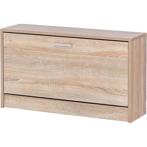 RHG Basculeur de Chaussures Entrée 80x47x24 cm Étagère a Chaussures Sonoma Banc avec Rangement Meuble Couloir (1/5)