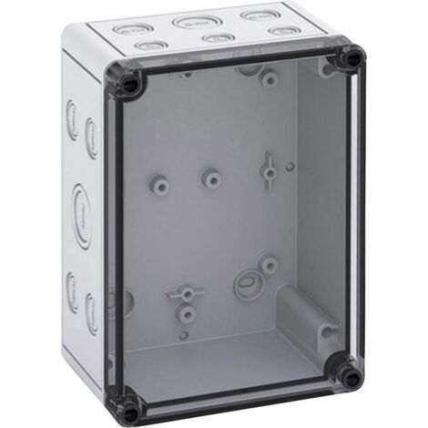 Coffret d'installation Spelsberg TK PC 1813-9-TM 13701601 gris clair 130 x 180 x 90 Polystyrène, Polycarbonate, Polyuré (1/2)