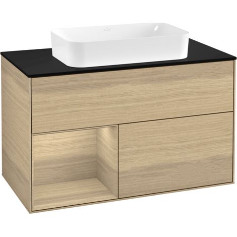 Villeroy & Boch F242PCPC Meuble sous lavabo Finion F24