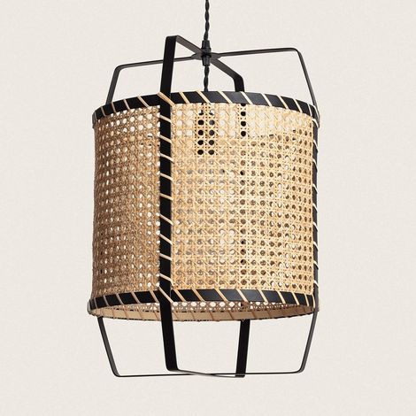 Eigenschaften der Pendelleuchte Rattan Baco Natürlich
