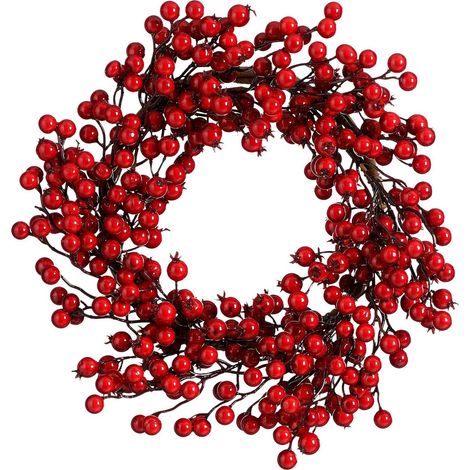 Mica Decorations Couronne de Noël Rouge H10xl40xL40cm
