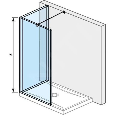 Jika Pure - Paroi de douche Walk in L en deux parties 1400x900 mm, Jika Perla Glass, verre transparent H2694260026681 (1/2)