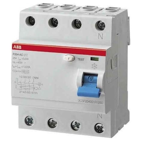 ABB STOTZ SJ DISYUNTOR & F204F - 40/0.03 DISYUNTOR TIPO F, 4P 40 A/8012542993131 DISYUNTOR 30 M