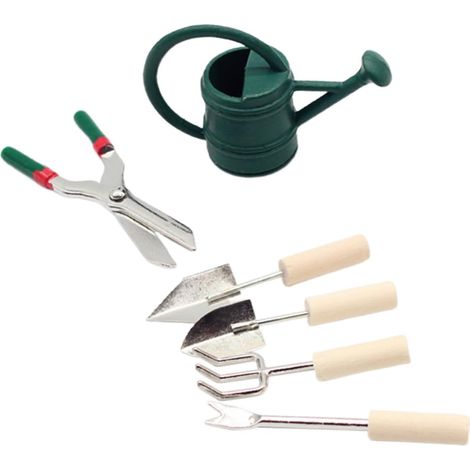 Set D’Outils de Jardinage Miniatures 1 Set Alliage Plastique (1/5)