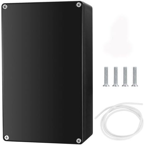 Boîte de dérivation étanche IP65 200x120x75mm Plastique ABS résistant à la corrosion Pour installations électriques extérieures (1/5)
