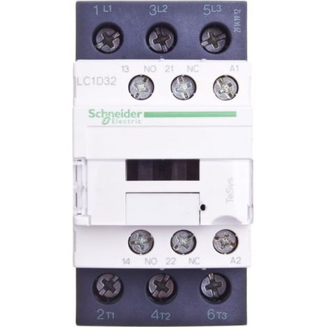 TeSys Deca Power Schütz 32A 3P 220V AC 1NO 1NC LC1D32M7