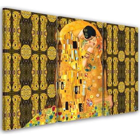 Quadro su tela 3 paneli, Adempimento di una donna astrazione - 60x40 (1/5)