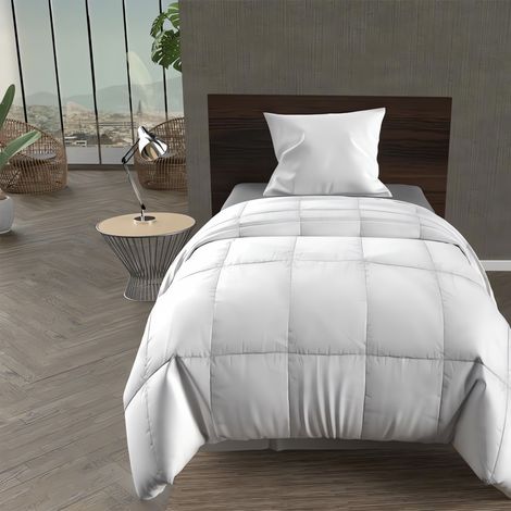 Couette blanche 140 x 200 cm - LUXE 550gr - Livraison gratuite (1/5)