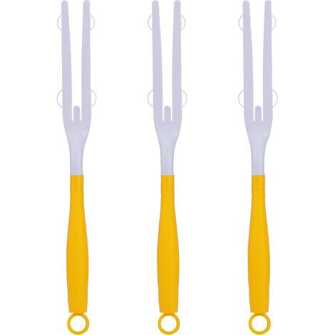3pcs Manche Plumeau, Amovibles Manche de Rechange de Plumeau Duster Handle Plastique Rallonges Balai Baguette pour Un Nettoyage Faci (1/4)