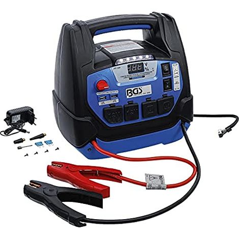 BGS Multifunktions-Starthilfegerät & Mobile Stromversorgung 5-in-1 18 Ah - 3383 traduzione: Dispositivo di avviamento multifunzione BGS & Alimentatore mobile 5-in-1 18 Ah - 3383 (1/4)
