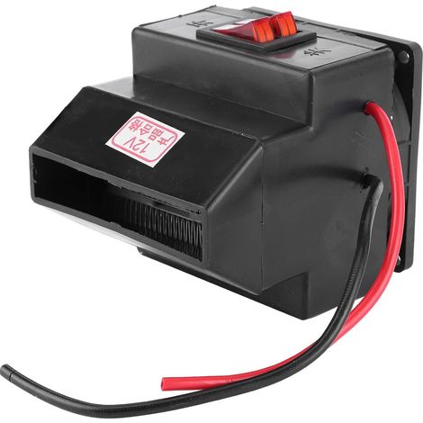 Chauffage De Voiture 12 V, Chauffage Rapide, Ventilateur Silencieux, Température Réglable, Double Interrupteur, Portable, Matériau ABS, Longue Durée De Vie Avec Contre La Surchauffe, Utilisation En H (1/5)