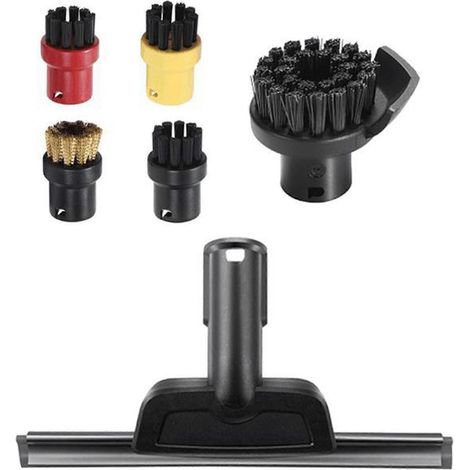 Brosse ronde de grattoir de buse de fenêtre pour Sc1 Sc2 Sc3 Sc4 Sc5 pour nettoyeur à vapeur, brosses de balayeuse, pièces Ac (1/5)