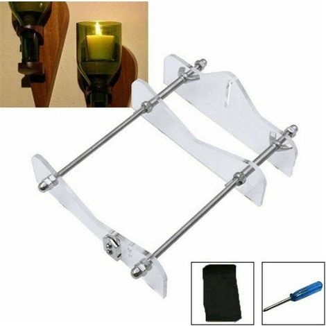 Coupe-Bouteille en Verre Professionnel – Pour Bouteilles de Bière et Verres à Vin – Outil de Bricolage, Machine de Découpe DIY – Blanc (1/5)