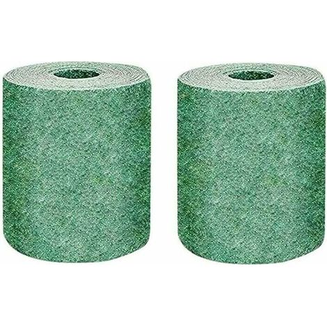 2er-Pack Rasensamenmatte, 3 m lange, biologisch abbaubare Rasenanbaumatte, Rasensamenmatte, Gartendünger, Picknick-Gartenmatte, Rasenpflanzmatte, 20 × 300 cm (1/5)