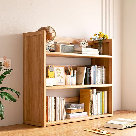 3-Tier Bamboo Desktop Bookshelf (1/3)
