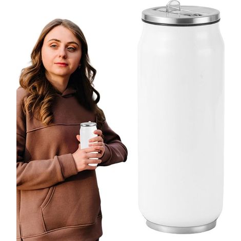 Isolierte Wasserflaschen aus Edelstahl wiederverwendbare Reise Sport Fitnessstudio und Fahrradflasche doppelwandig vakuumisoliert auslaufsicher 500 ml (1/5)