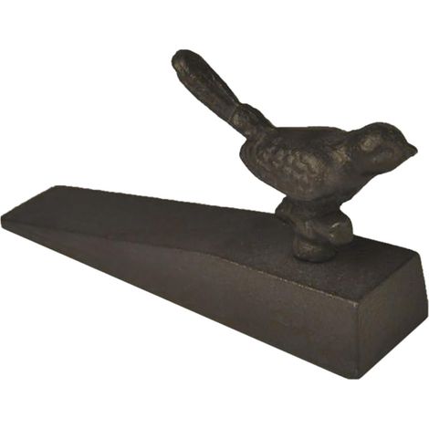 Butée de porte vintage en fonte en forme d oiseau cale de (1/5)