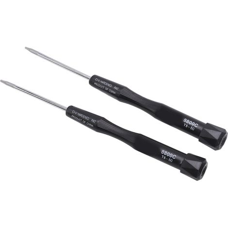 Kit 2 tournevis premium 8800C-A, outil de démontage, lot réparation électronique, embouts interchangeables, manche ergonomique, précision. (1/5)