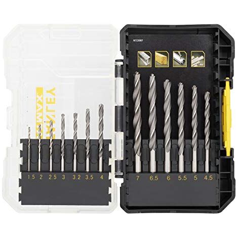 Stanley STA88553-XJ Punte Trapano Precisione Metallo 1.5-7 mm Cassetta 13 Pezzi (1/4)