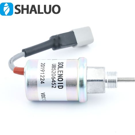 Flame Suppression Solenoid Valve U85206520 12V Fuel Shut-Off Solenoid Valve Flame Suppression Switch Shut-Off Solenoid Valve