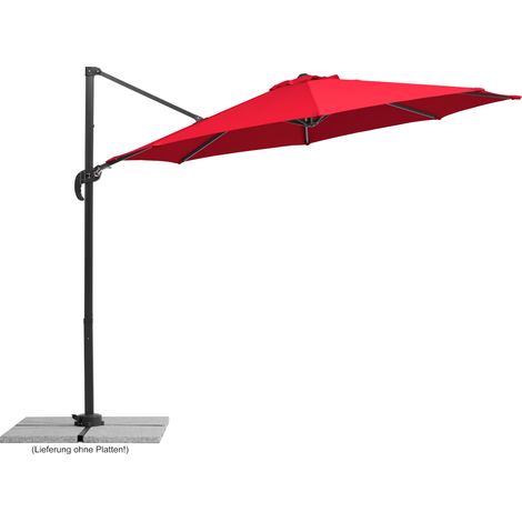 Schneider Ampelschirm Rhodos Junior rot Ø 300 cm Ampelschirm (1/4)