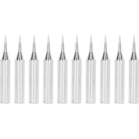 Lot de 10 pointes de rechange pour fer à souder universel, chauffage interne, type I (pointe fine) pour station de soudage (1/5)