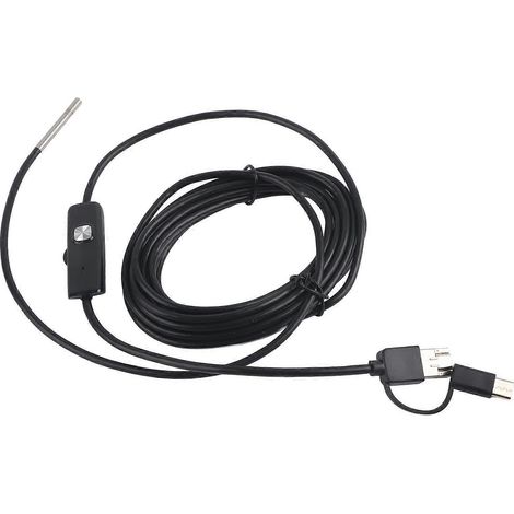 3-in-1-Endoskop für Android-Typ-C-Mobiltelefone, 3,9-mm-Objektiv, hochauflösendes, wasserdichtes Endoskop (3,5 m Kabel)