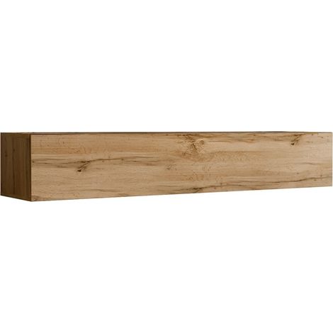 Mobile porta TV sospeso 180cm colore rovere Wotan. Collezione SWITCH.