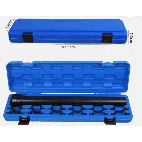 Kit 13 pièces Outil biellette direction, Adaptateur fourche, Entraînement 1/2, Acier oxydé noir, Véhicule SUV (1/5)