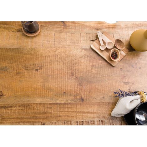 Esstisch Mango natur lackiert 220x100 cm zerlegt FREEFORM (1/2)