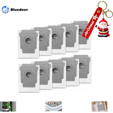 10er-Pack Staubsaugerbeutel, kompatibel mit iRobot Roomba i & s Serie – für i17, i7+, i7Plus (7550), i3+ (3550), i4+ (4552), i6+ (6550), i8+ (8550), s9+ (9550) – Schmutzentfernungsbeutel