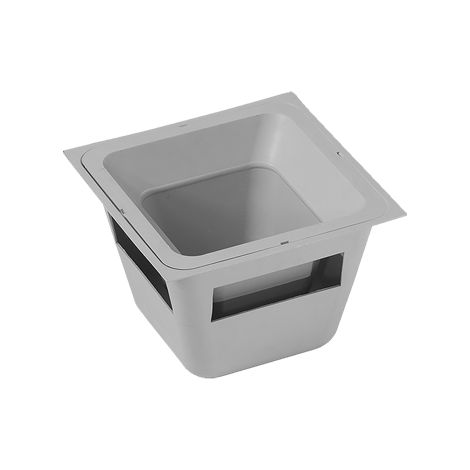 Sifone a campana 35,5x35,5 per pozzetto Lung. 40 Larg. 40 cm