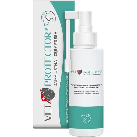 JM SANTE Vet Protector Fresh - dental solution for oral hygiene for dogs and cats – 100 ml (1/3)