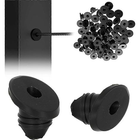 Kit de garde-corps à câbles à 30 degrés, manchons de protection pour poteaux de garde-corps à câbles de 1/8" (4,07 mm, 4,76 mm et 4,76 mm), pour câbles métalliques. (1/5)