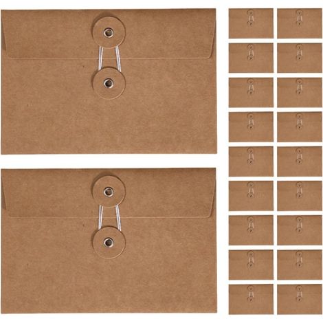 Kraftpapier Umschläge aus Stabilem Kraftpapier mit