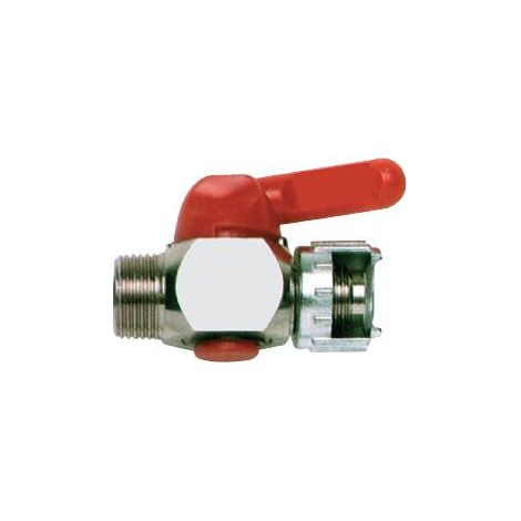 Mecafer - Robinet de sortie de cuve 1/2M - 1/4 + écrou fraisé