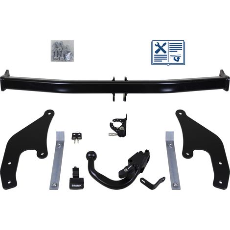 Attelage rotule démontable Brink + faisceau Trail-Tec universel 7 broches - RENAULT ESPACE V (1/2)