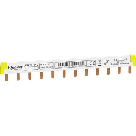 Schneider Electric A9XPH112 Schneider Electric A9XPH112 componente di collegamento elettrico Phase busbar 1 pz.