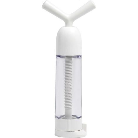 Presse-ail/broyeur d'ail en plastique torsadé, 20 x 4 cm (1/5)