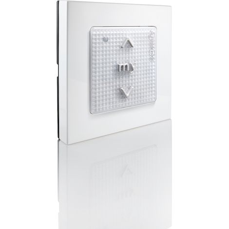 SOMFY 2401102 - Commande murale sans fil Smoove Origin RTS Pure pour volets et stores - Technologie RTS