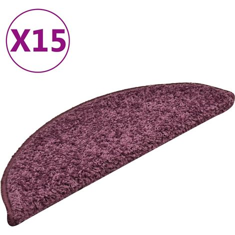 Maison Exclusive - Stufenmatten 15 Stk. 56x17x3 cm Dunkelviolett (1/4)