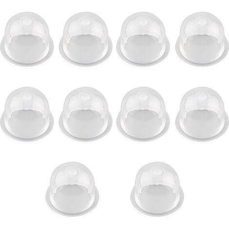 10 Pcs Pompe d'Amorçage Pompe Ampoule Carburateur Remplacer Huile Carburateur Tondeuse à La Tronçonneuse Pompe à Essence Carburateur Pompe Universelle en Plastique Poire Piston Accessoires (1/5)