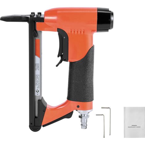 Mophorn Drucklufttacker für Feindrahtklammern der Serie 50, 12,8 mm Krone, 6–16 mm Länge, max. 110 Stk., geeignet für Polsterarbeiten, Holzprojekte und Heimwerkeranwendungen